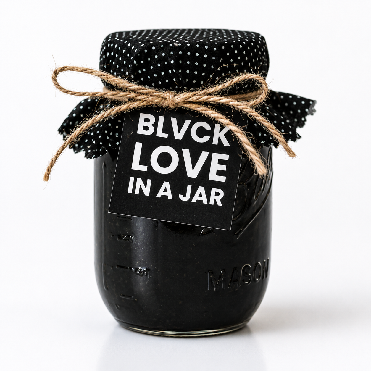 Black Love In A Jar - premium sea moss wellness blend jar product photo